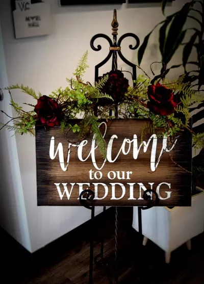 Wedding Welcome sign