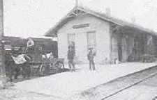 Historical photo of the depot