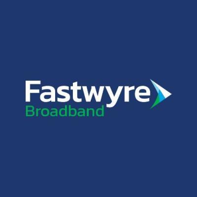 Blue and green fastwyre logo