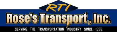 Roses transport logo blue and yellow