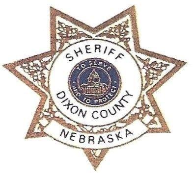 Sheriff of Dixon County Nebraska 7 point gold star badge